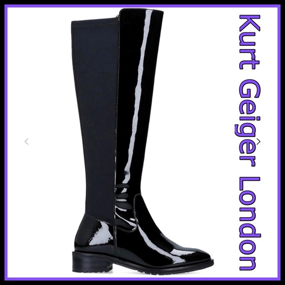 Nwt Kurt Geiger London Rayko Patent 